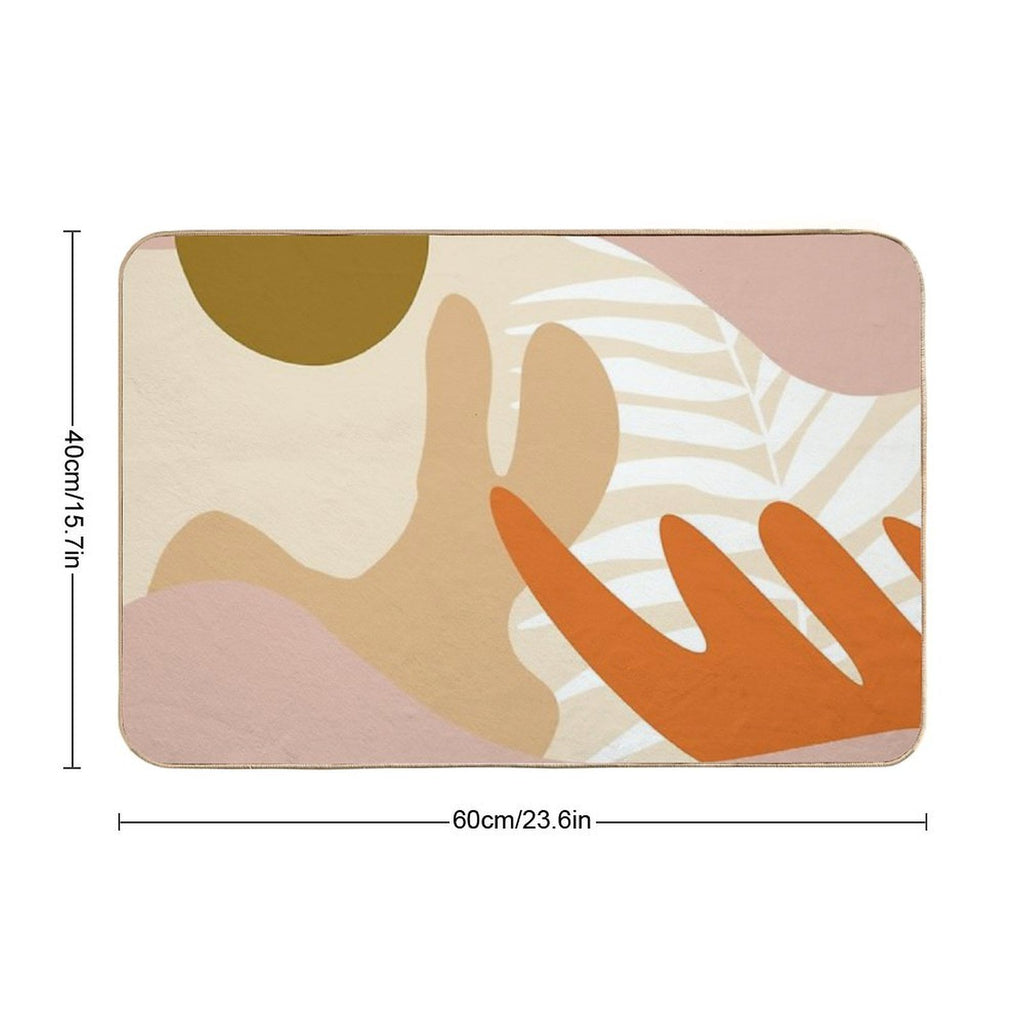 Beautiful View #minimalism #digitalart  Slip-Resistant Bath Mat