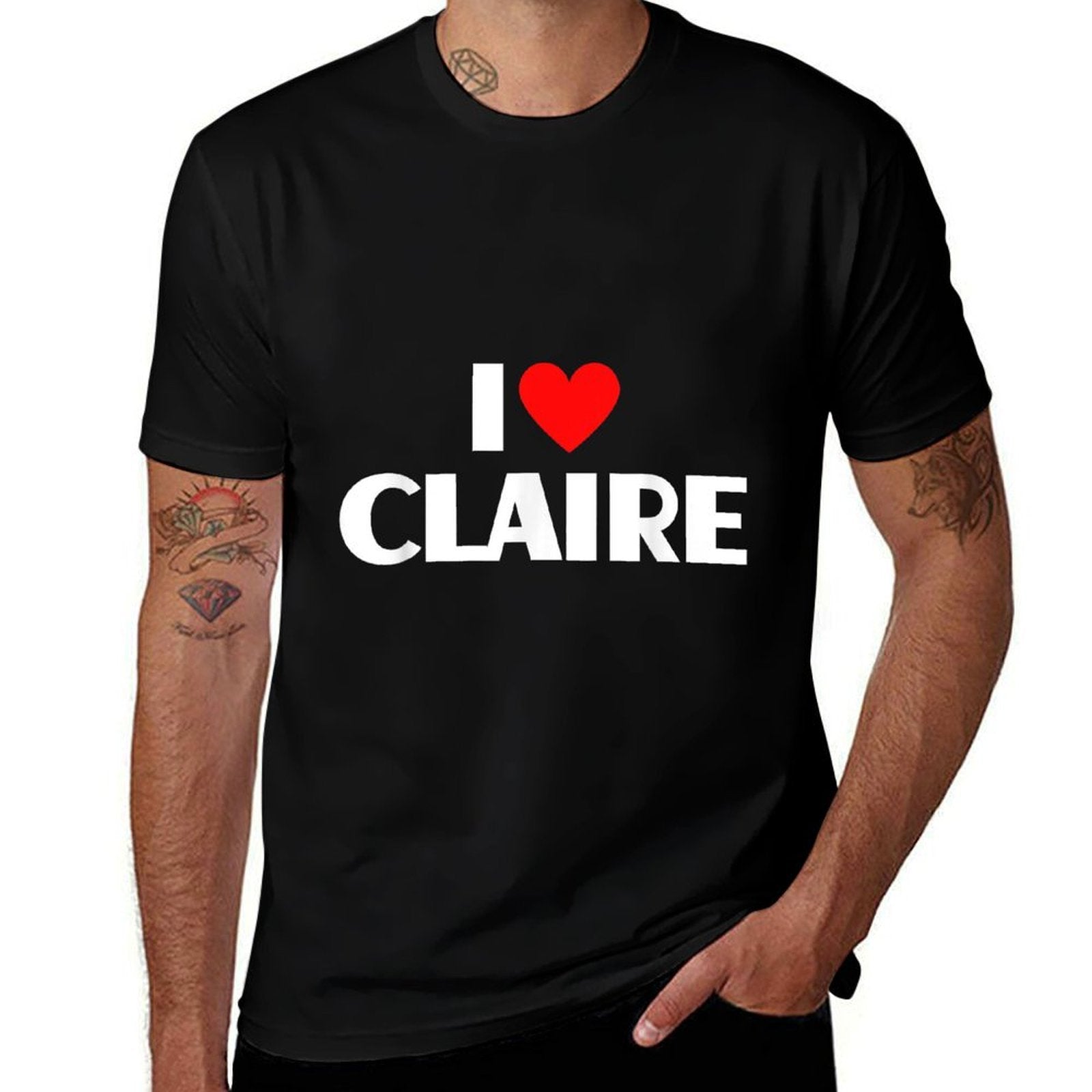 I Love Claire - I Heart Claire  Graphic-printed T-Shirt