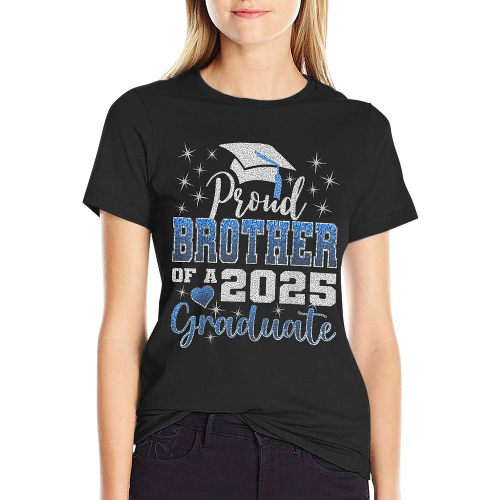 Super Proud Brother of 2025 Graduate Awesome Family College  Lightweight T-Shirt