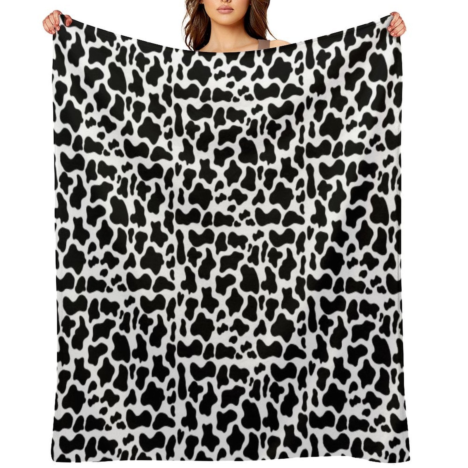 Cow Print Premium Throw Blanket