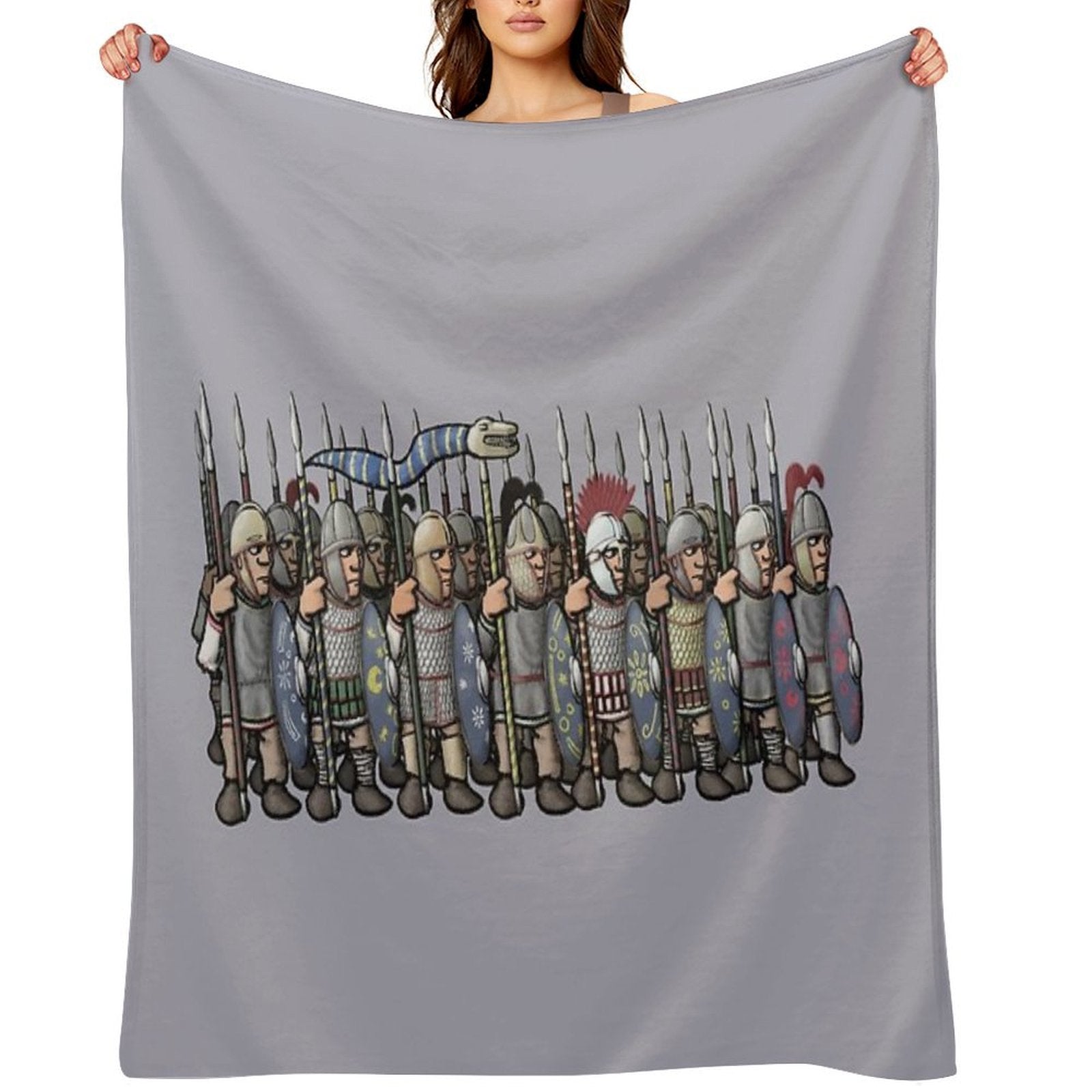 Late Roman Infantry Multi-functional Throw Blanket