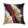 Red Passion Modern Abstract Soft Luxury Feel Throw Pillow