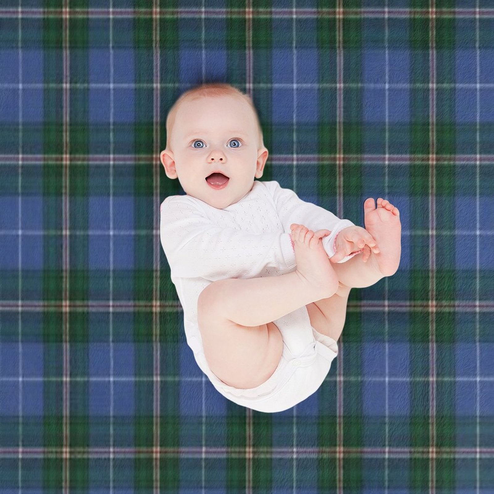 Nova Scotia Provincial Tartan Versatility Throw Blanket