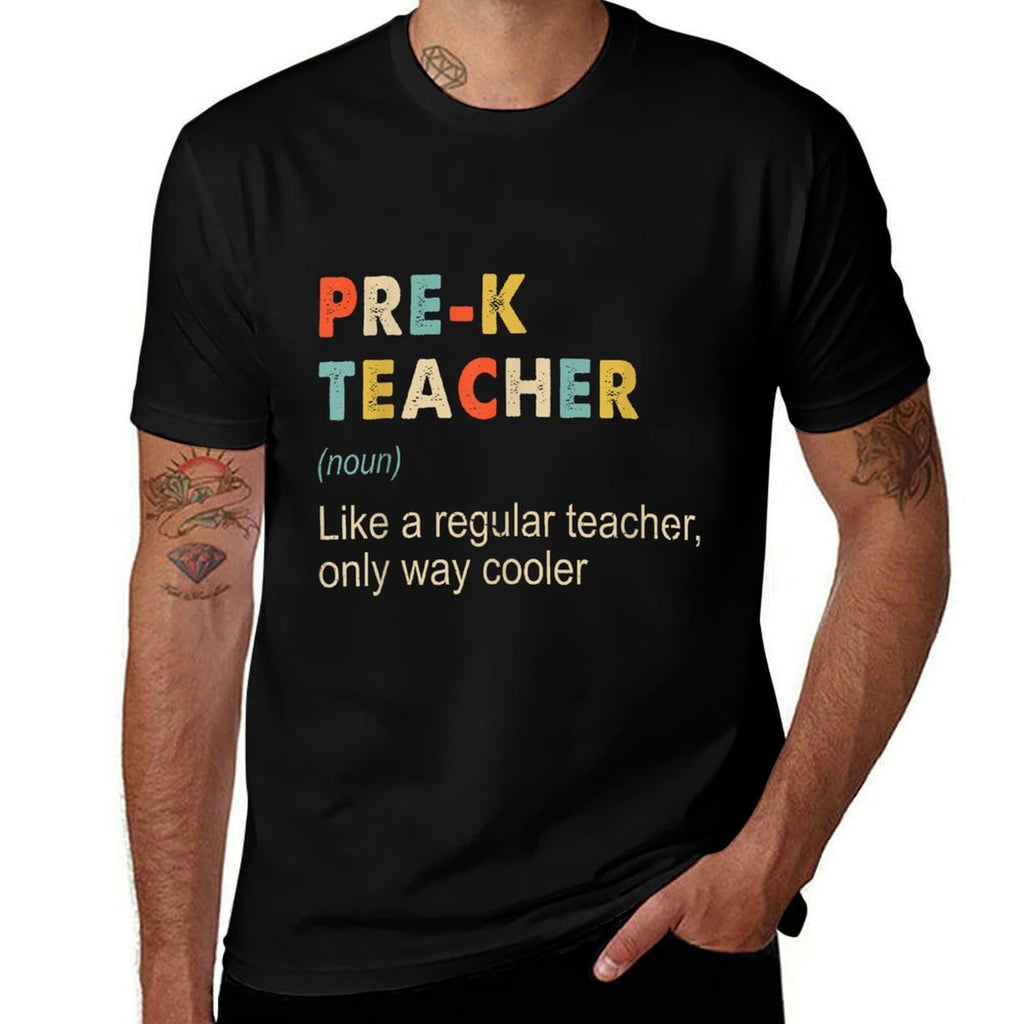 PreK Teacher Definition Funny Teaching School Teacher Gift  Quick-drying T-Shirt