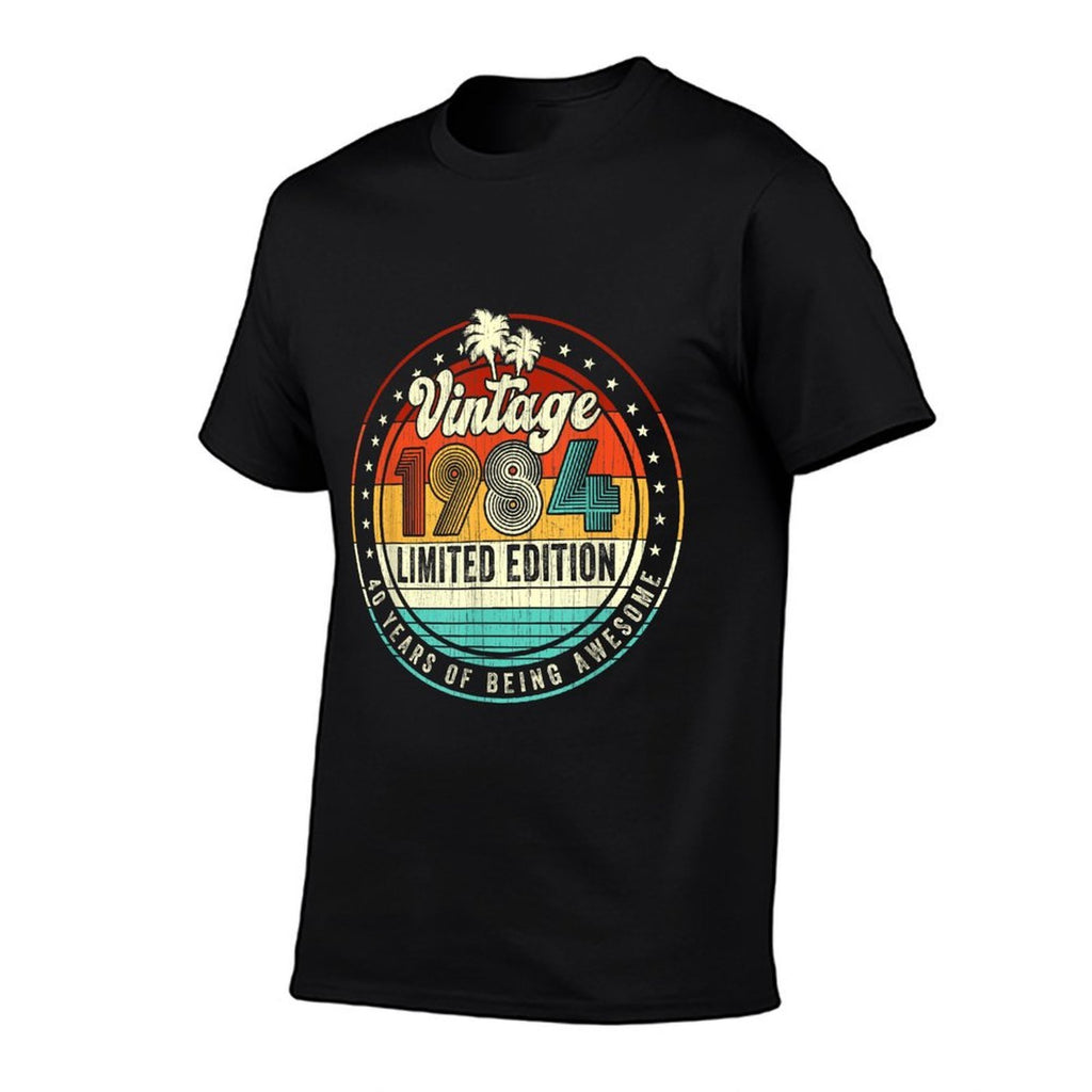 Vintage 1984 Limited Edition 40th Birthday Gift 40 Years Old  Slim-fit Cut T-Shirt