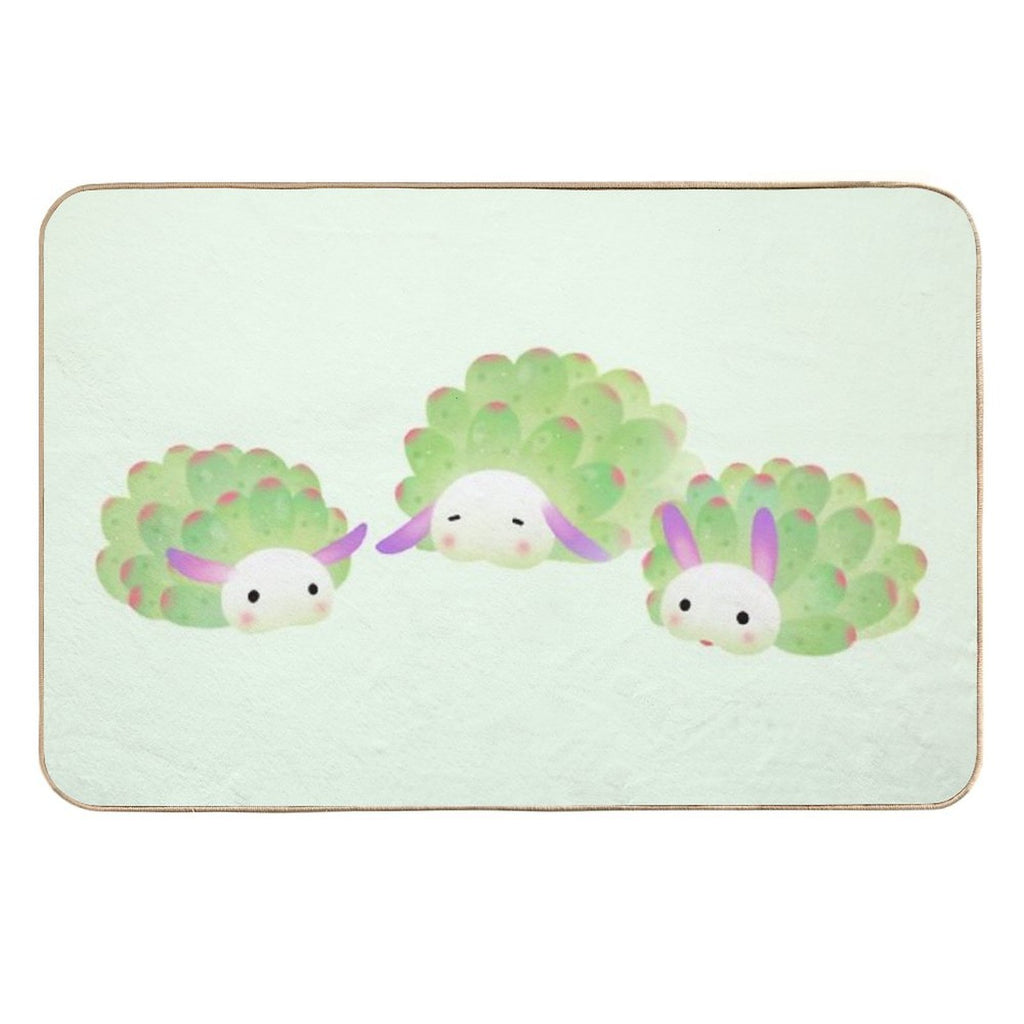 Sea Sheep  Easy To Clean Bath Mat