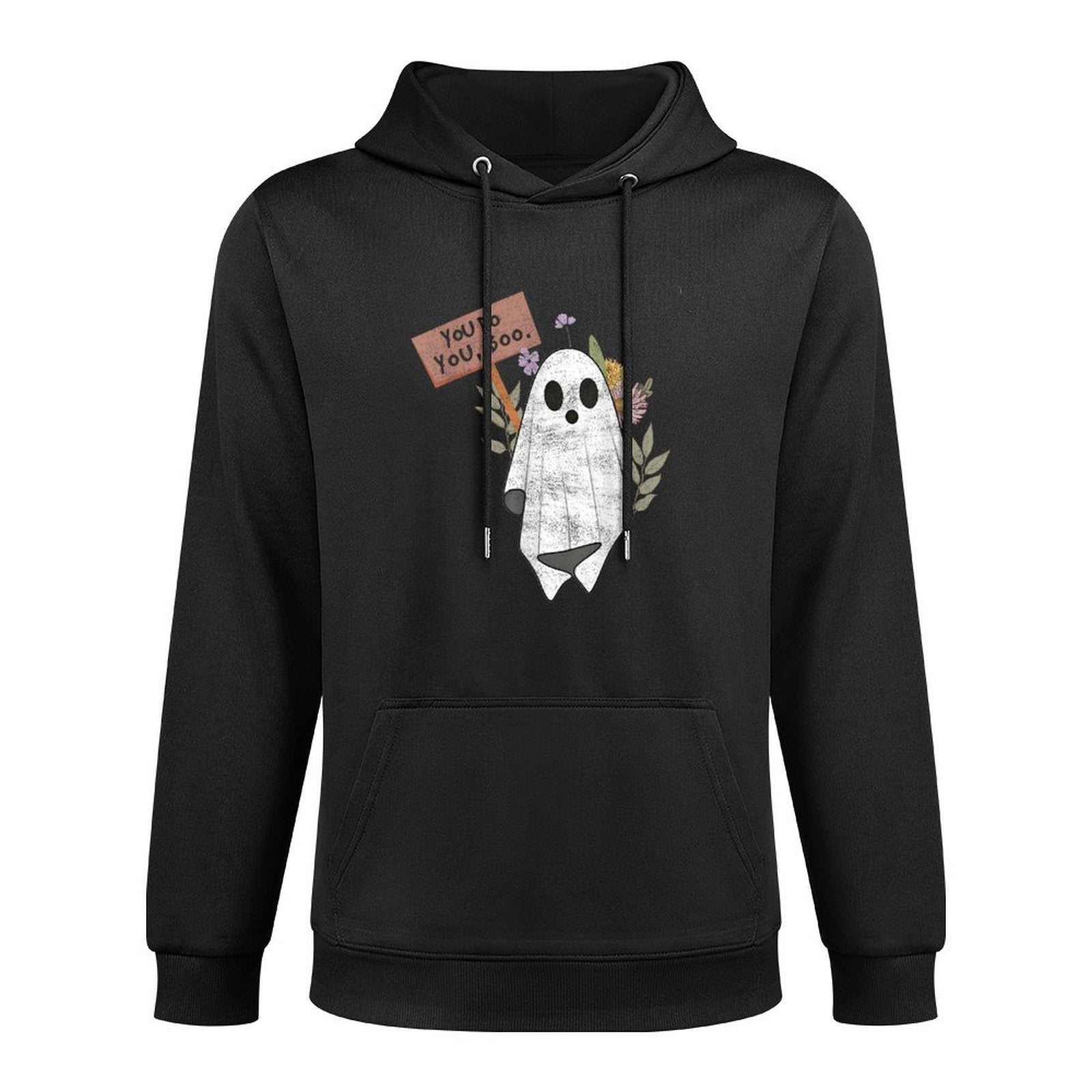 You Do You Boo Halloween Ghost Spooky Season Cute Ghost Hall Shrink-Resistant Hoodie