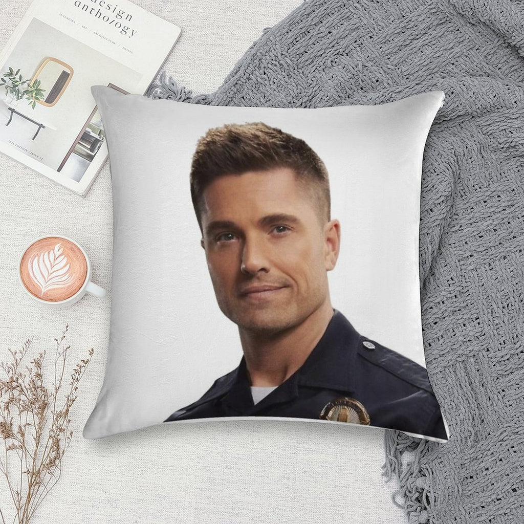 Tim Bradford - The Rookie Soft Hidden Zipper Throw Pillow