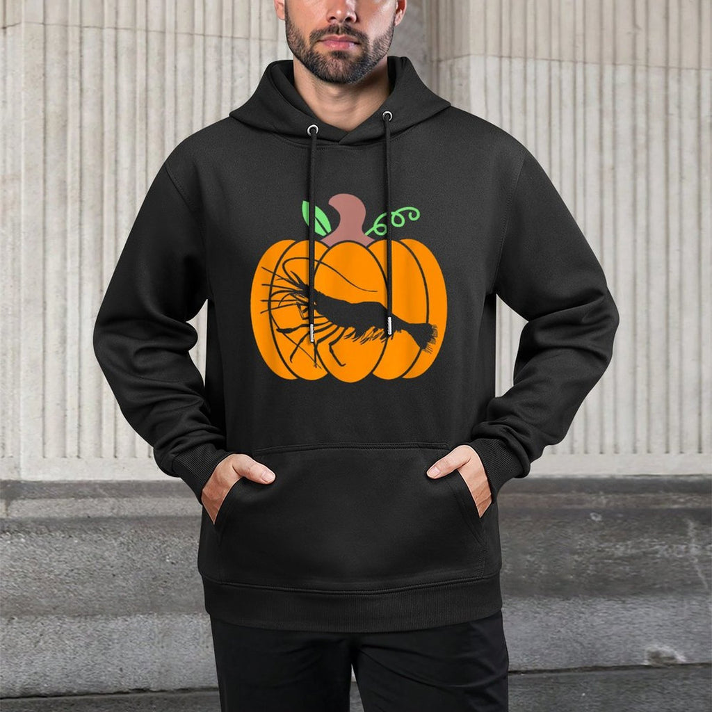 Shrimp Pumpkin Halloween Costume Fall Autumn Shrimp Lovers Casual Wear Hoodie