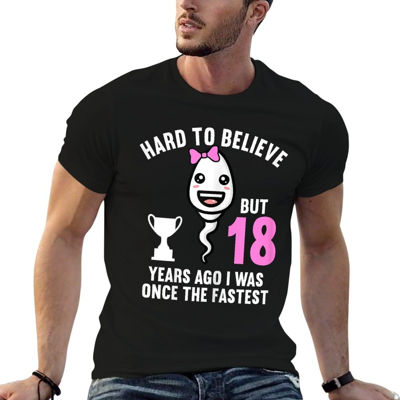 18 Years Ago I Was Once The Fastest 18th Birthday  Wrinkle-resistant T-Shirt