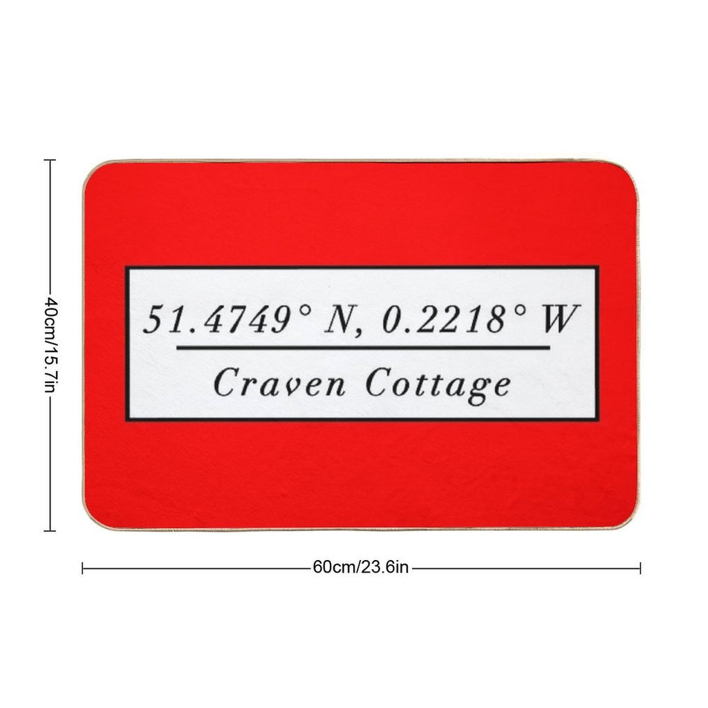 Craven Cottage  Dirt-Trapping Bath Mat