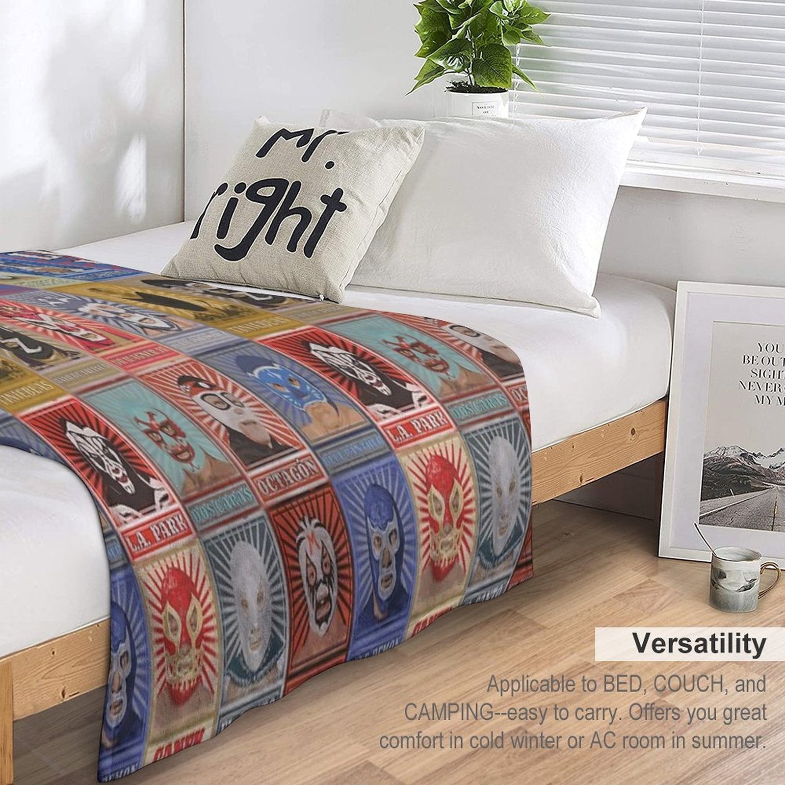 Lucha Libre Legends All-season Throw Blanket