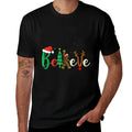 Believe Bigfoot Christmas Sasquatch Xmas Men Women Kids  Heathered Texture T-Shirt