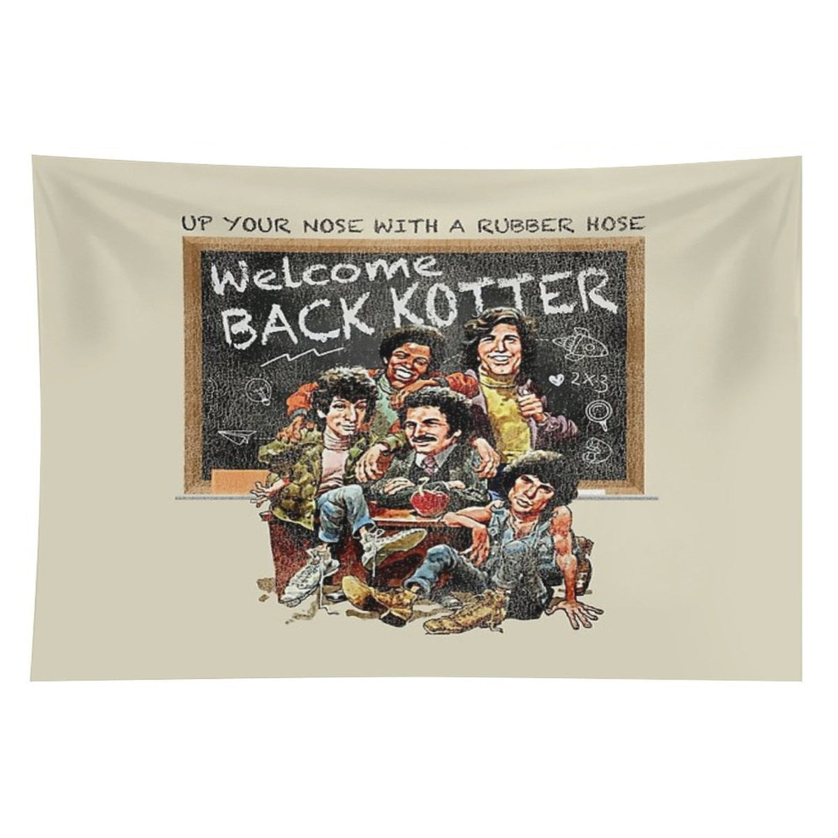 Welcome Back Kotter Vintage Worn Tapestry