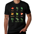 Oak Leaf Fall Leaves Autumn Garden Teacher  Tagless Design T-Shirt
