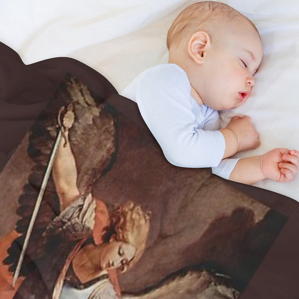 St Michael The Archangel (San Miguel Arcangel ) Guido Reni Sustainable Throw Blanket