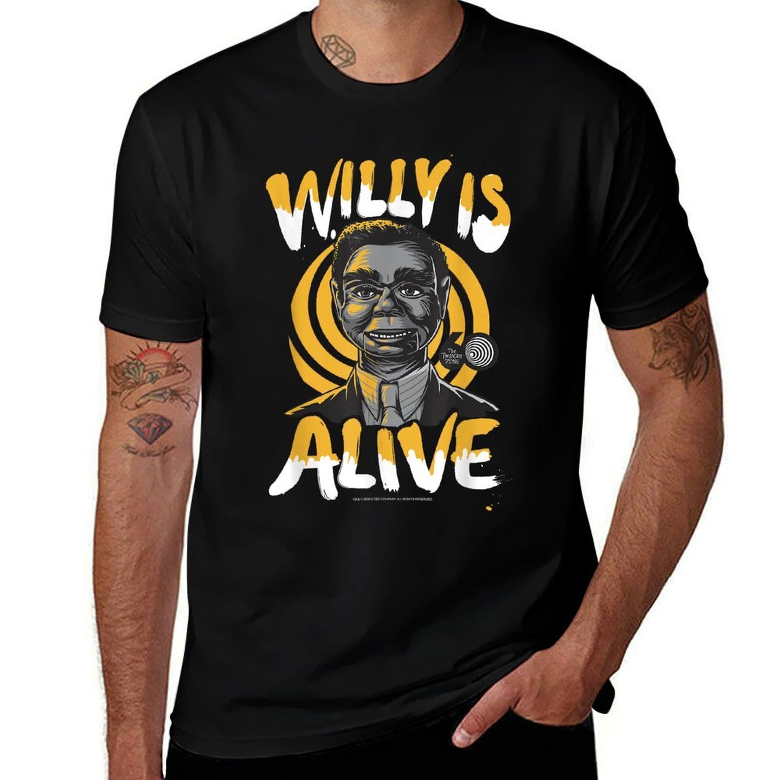The Twilight Zone 60th Anniversary Willy Is Alive Poster  Fade-proof Color T-Shirt