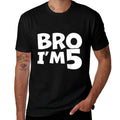 5 Year Old BDay Decorations Son Boy 5yr 5th Birthday  Affordable Price T-Shirt