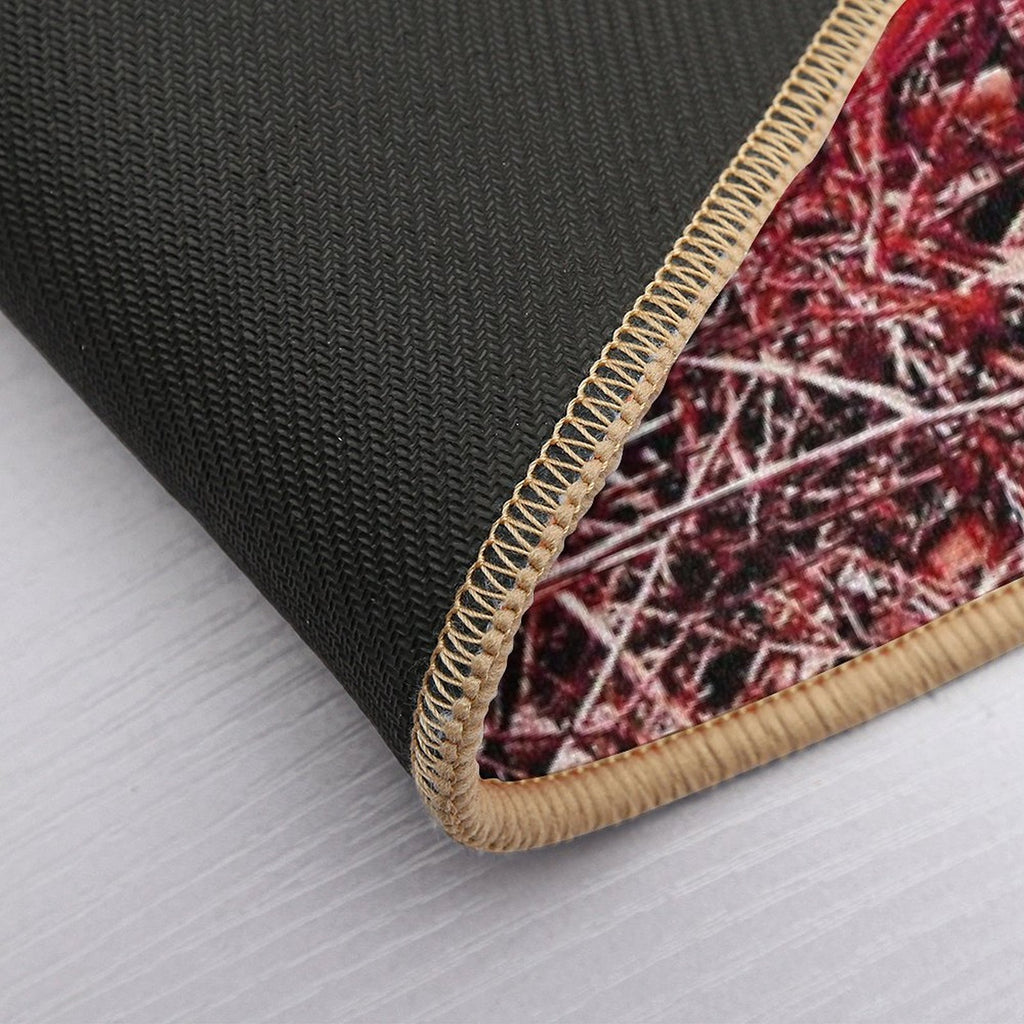 Red Nature  Rapid-Drying Bath Mat