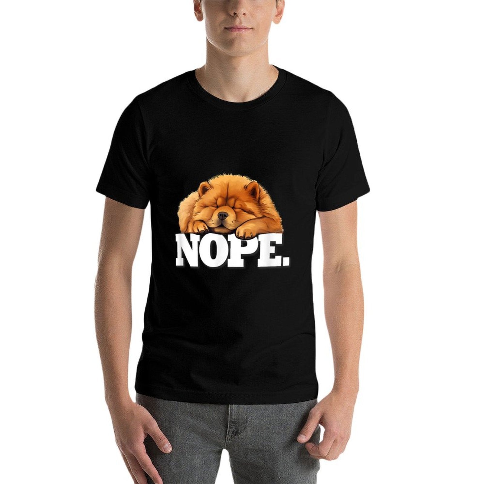 Cute Napping NOPE Chow Chow Lover  Durable T-Shirt