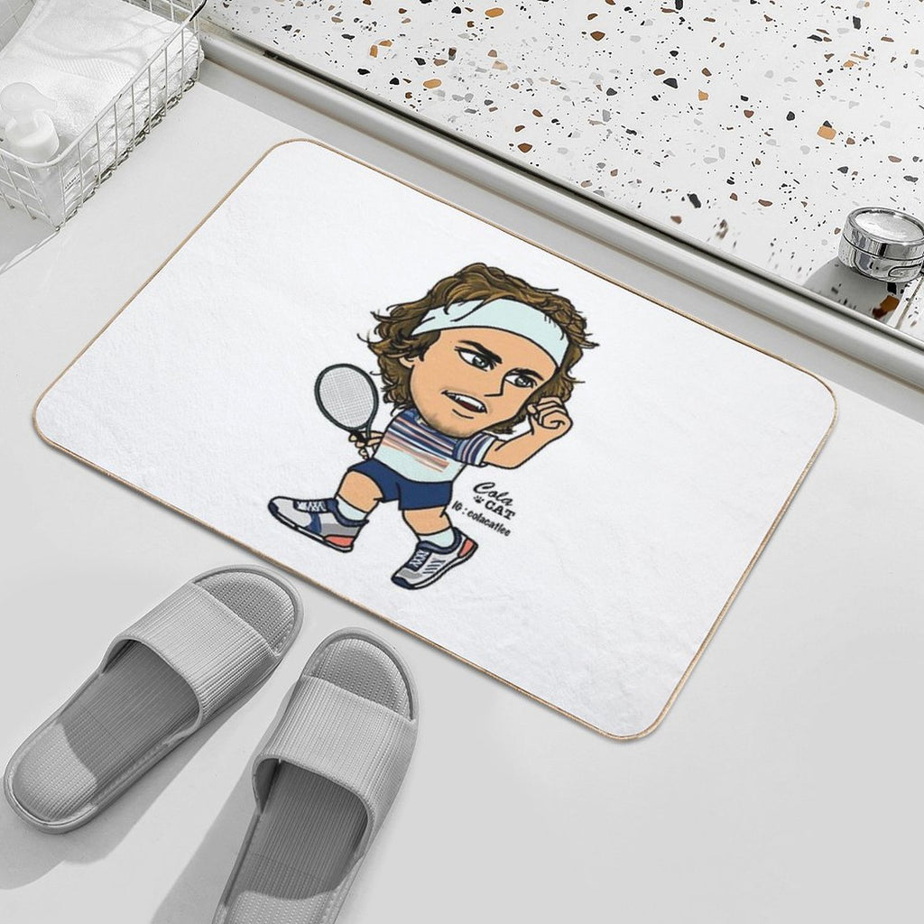 Alexander Zverev  Slip-Resistant Bath Mat