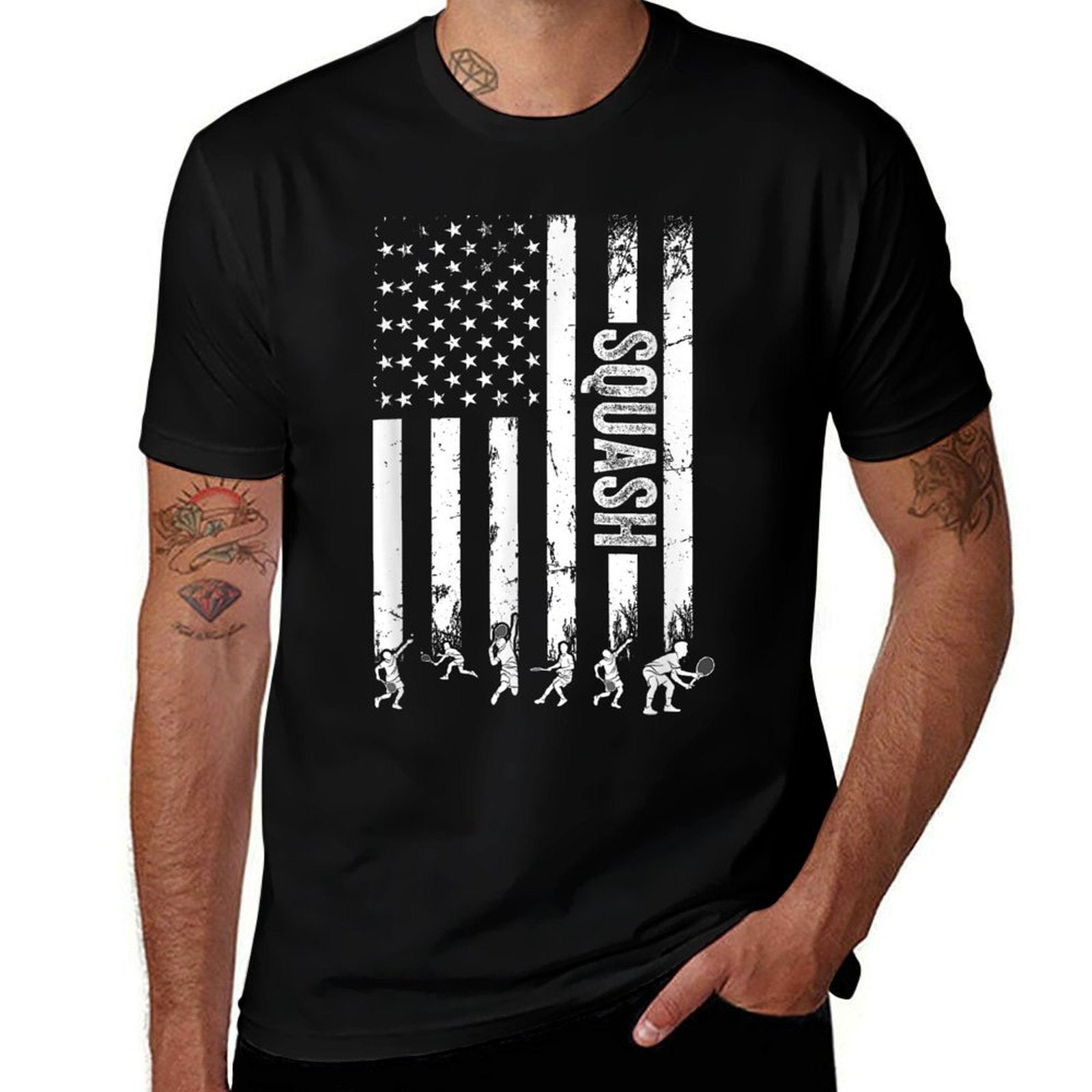 Squash US Squash Sport Squash Player  Quick-drying T-Shirt