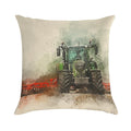 Fendt Tractor Grafting Soft Style Accent Throw Pillow