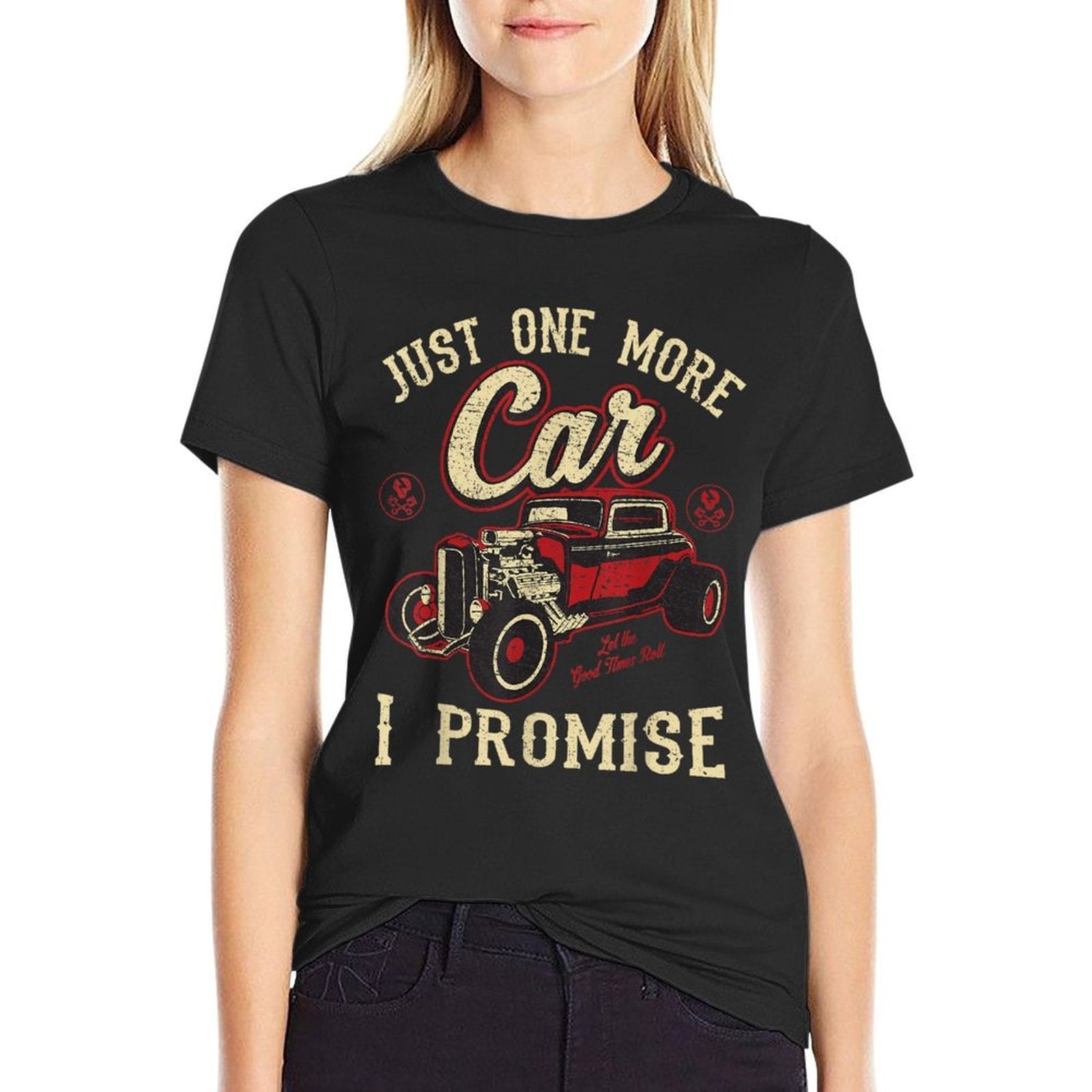 Classic Car Shirt Vintage Hot Rod Tee  Lightweight T-Shirt