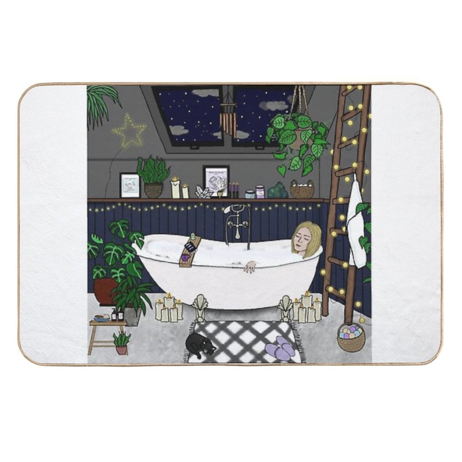 Bath Time  Absorbent Bath Mat