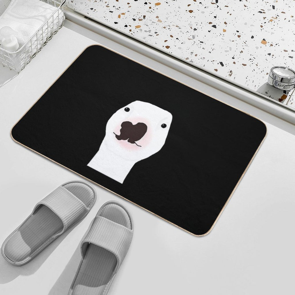 Walter The Bull Terrier  Odorless Bath Mat