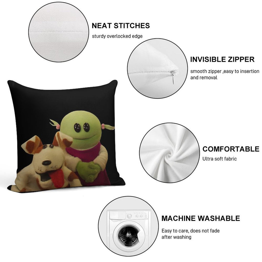Nanalan  Mona And Russer Soft Decorative Cover Throw Pillow