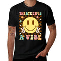 Thirteen Is A Vibe 13th Birthday Groovy 13 Year Old Boy Girl  Vintage-inspired T-Shirt