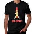 Red Rocket Dog Funny Dank Meme Memes Men Women  Oversized Silhouette T-Shirt