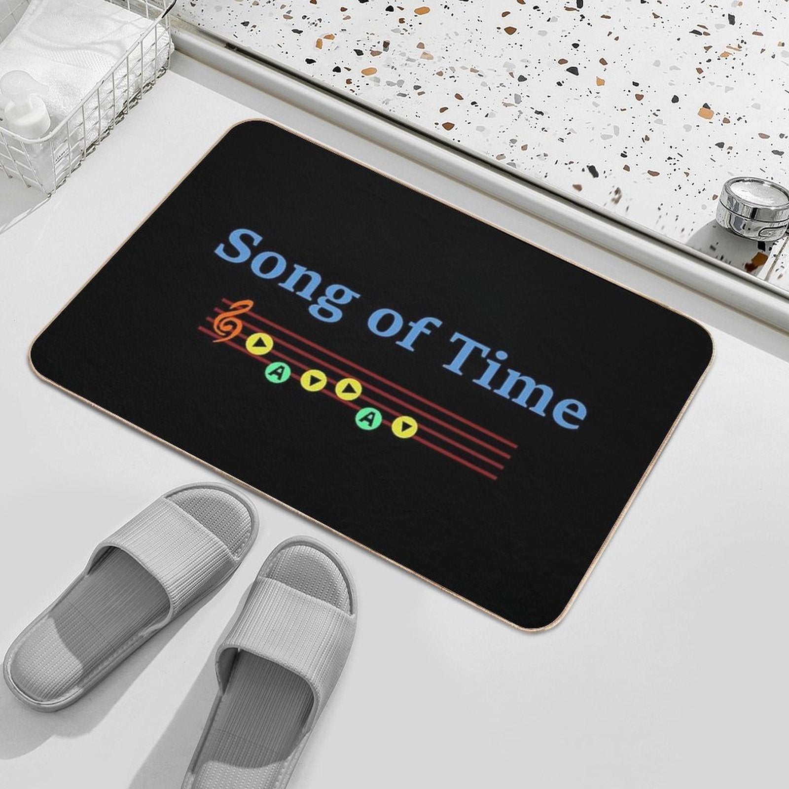 Song of Time  Non-Slip Bath Mat