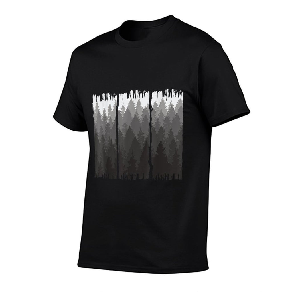 Trees Forest Conifer Landscape  Classic T-Shirt
