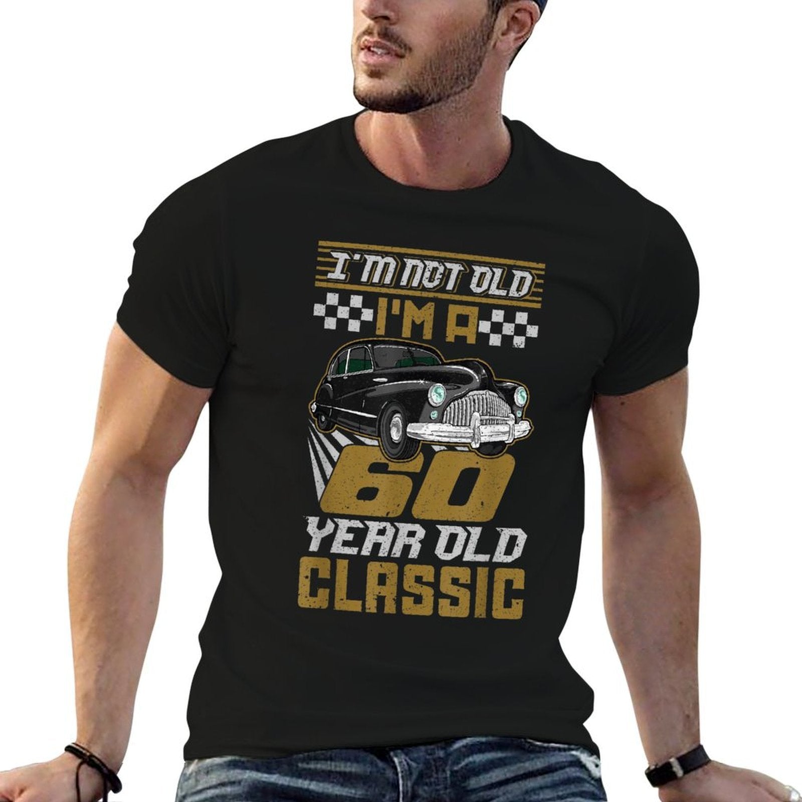 Silly 60th Birthday I'm Not Old 60 Year Gag Gift  Moisture-wicking T-Shirt