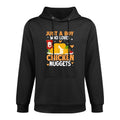 Just A Boy Who Loves Chicken Nuggets Funny Chicken Nuggets Layering Staple Hoodie