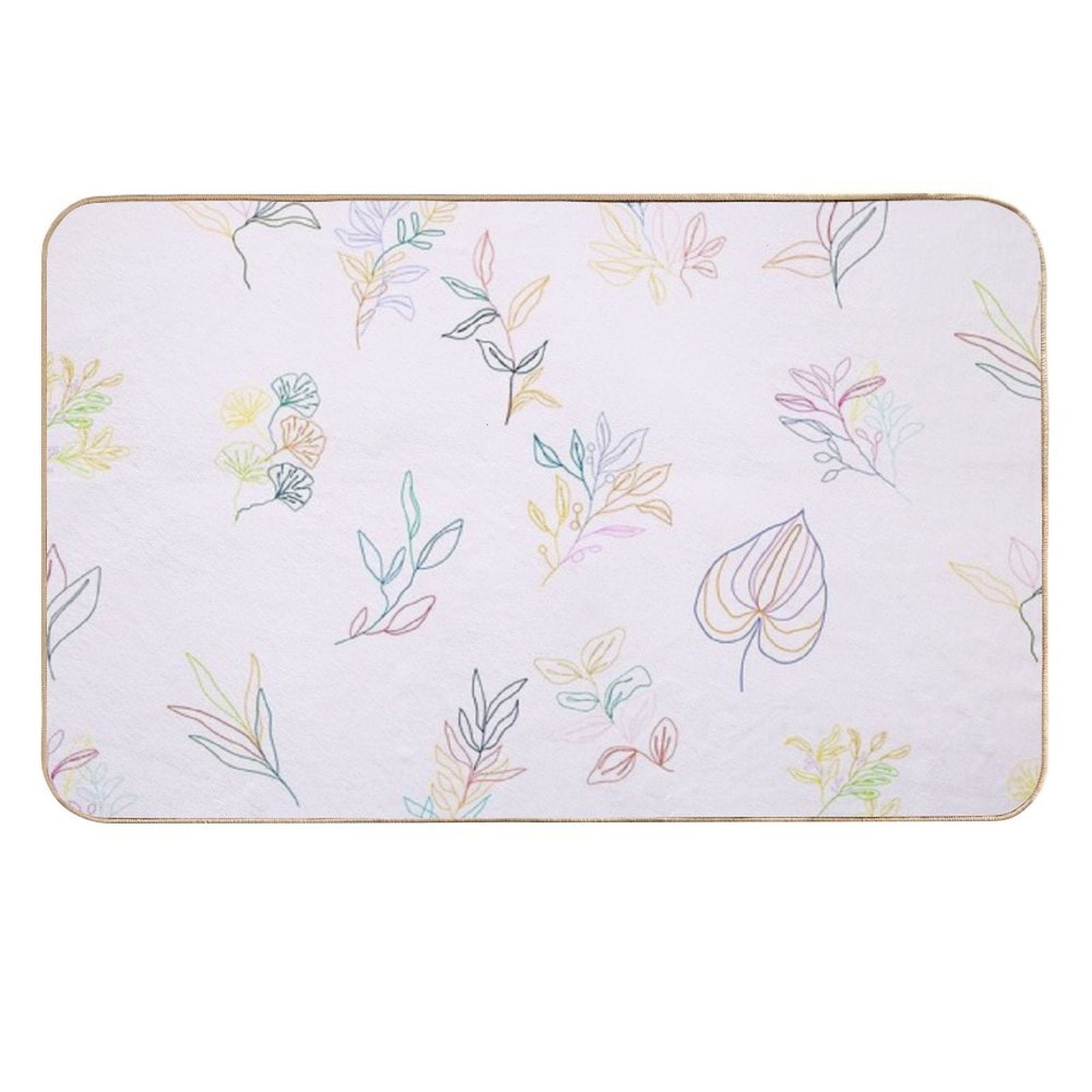 Blushing Botanicals  Easy To Clean Bath Mat