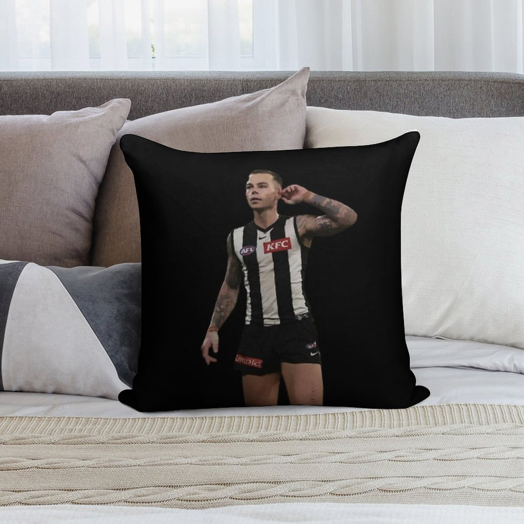 Jamie Elliott Clutch Goal Celebration Soft Easy Maintenance Throw Pillow