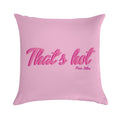 That's Hot Paris Hilton Text Print Soft Home Decor Throw Pillow