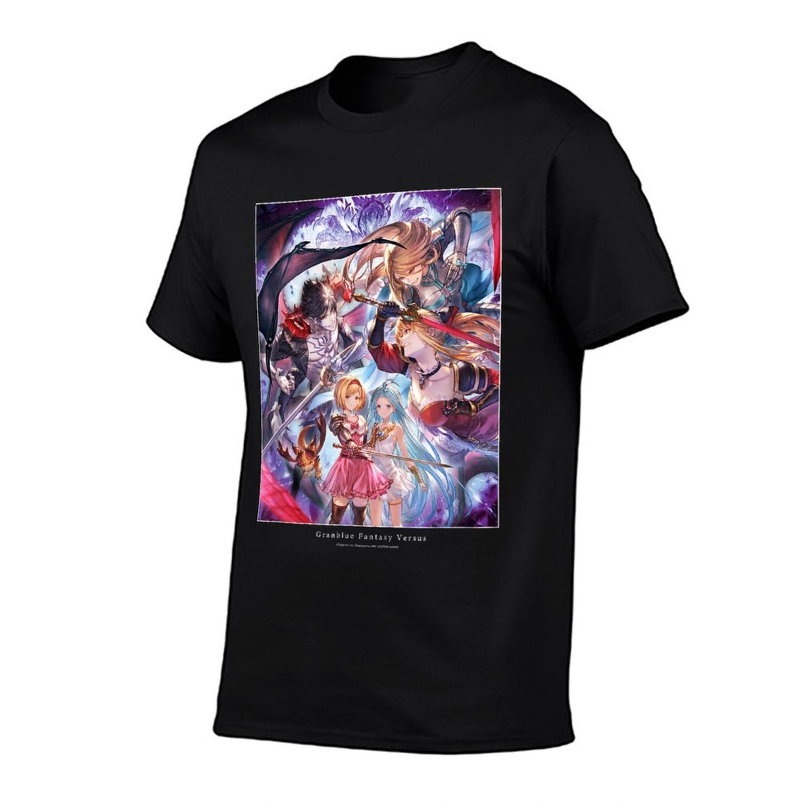 Cygames, Inc. Granblue Fantasy Versus Legendary Edition Black Small Modern Classic Fit  Eco-friendly Material T-Shirt