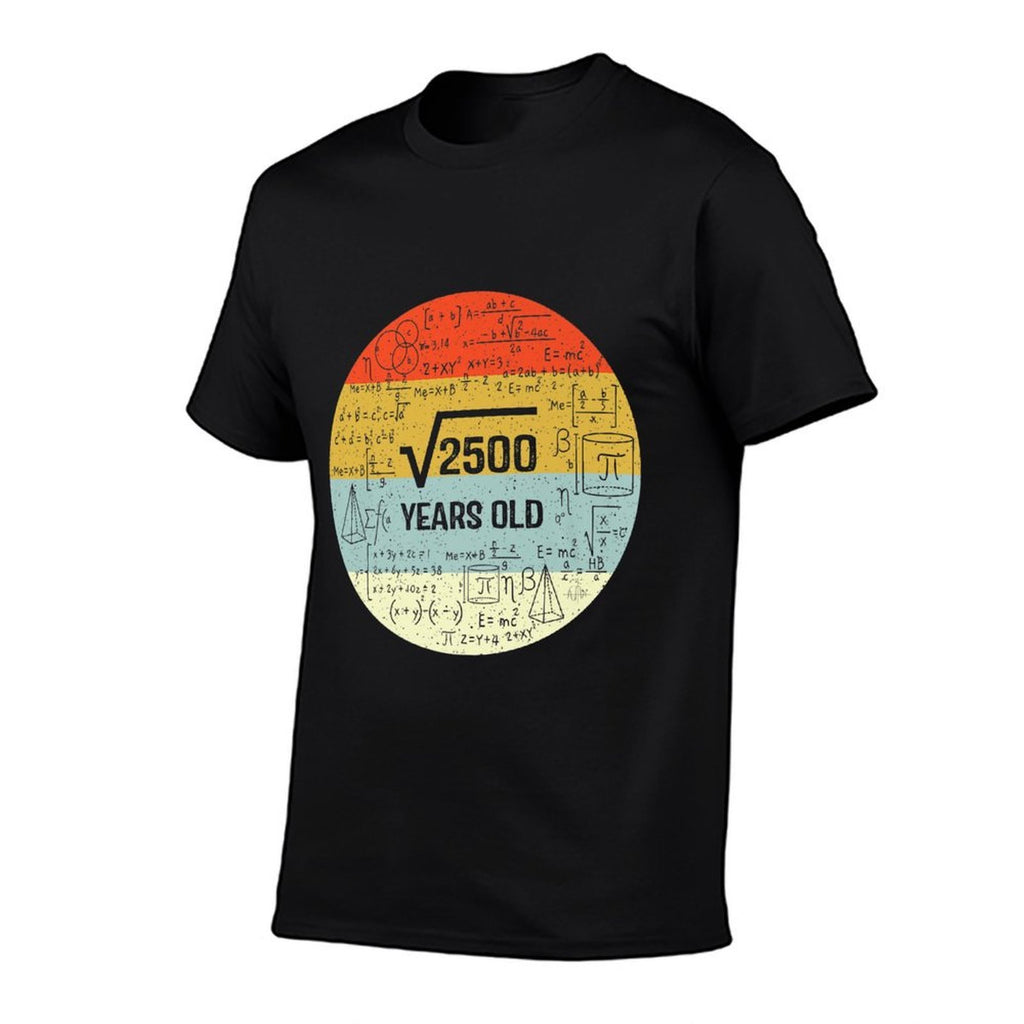 Square Root of 2500 Retro Style 50 Years Old 50th Birthday Premium  Graphic-printed T-Shirt