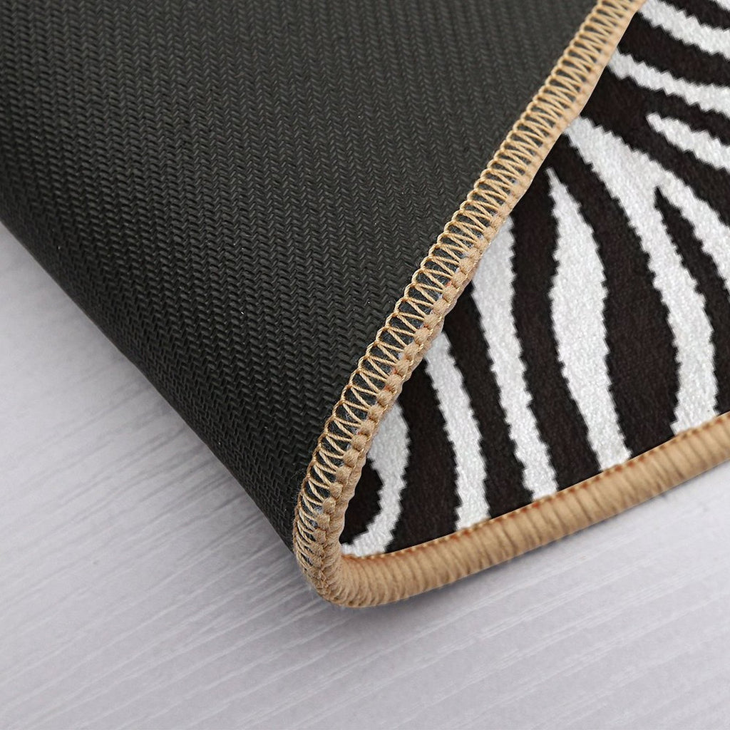 Zebra Pattern  Pet-Safe Bath Mat