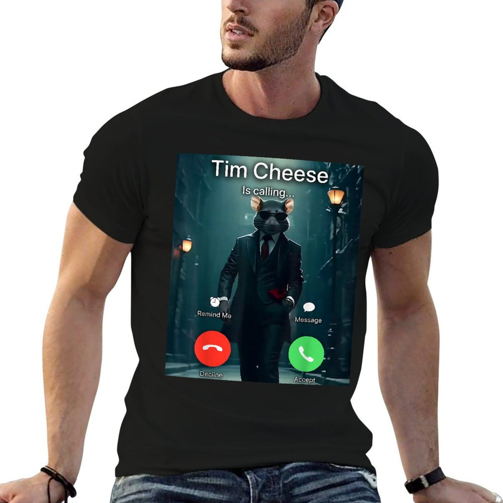 Tim Cheese Meme  Graphic-printed T-Shirt