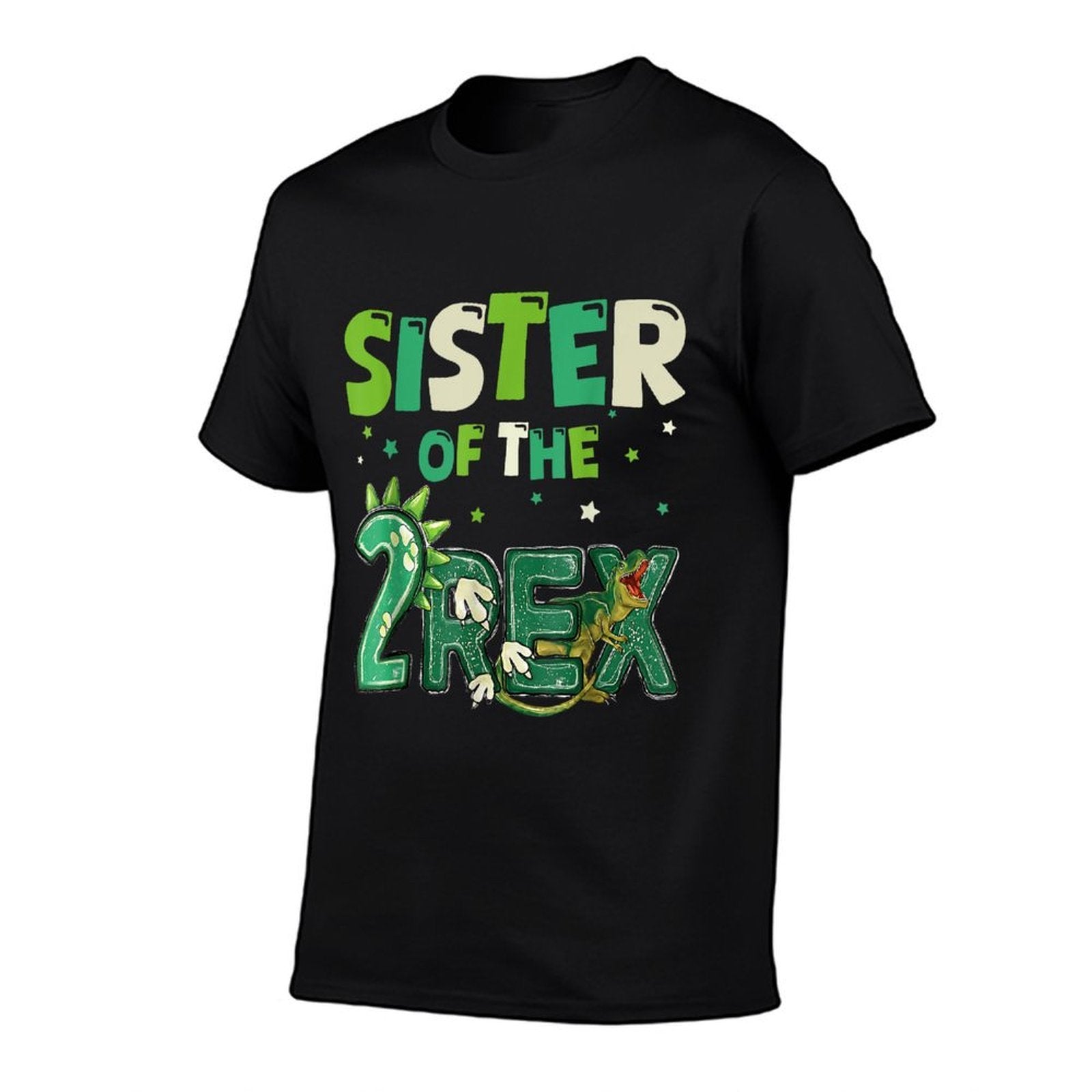 Sister of The Two Rex Birthday Dinosaur Family Matching  Soft T-Shirt