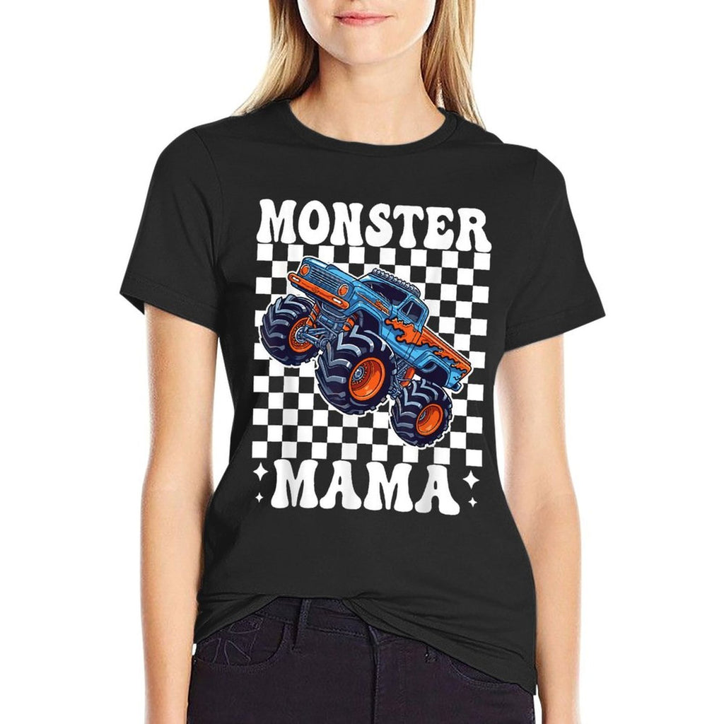 Monster Truck Mama Mom Monster Truck Are My Jam Truck Lovers  Breathable T-Shirt