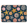Urchins Beach Print  Odorless Bath Mat