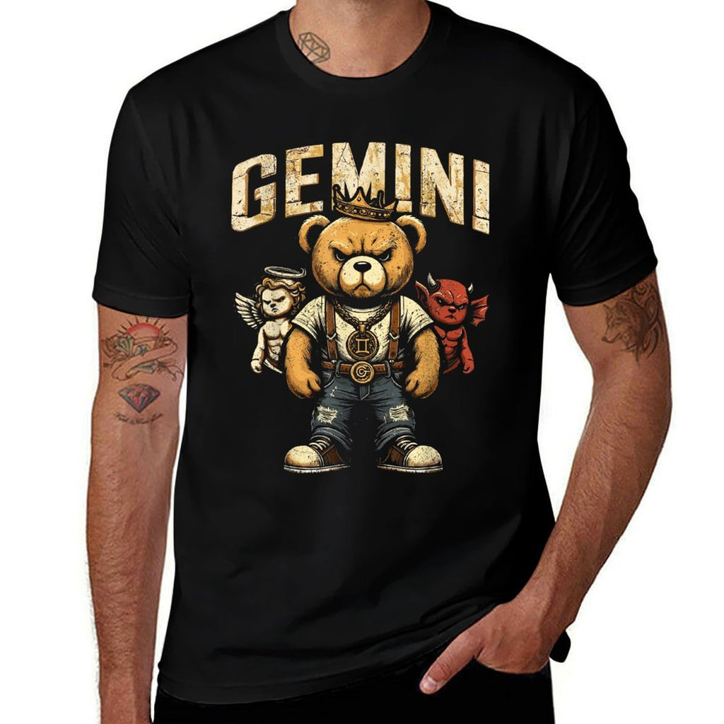 Gemini King Birthday Teddy Bear May Bornns, Boys, Men's  Wrinkle-resistant T-Shirt