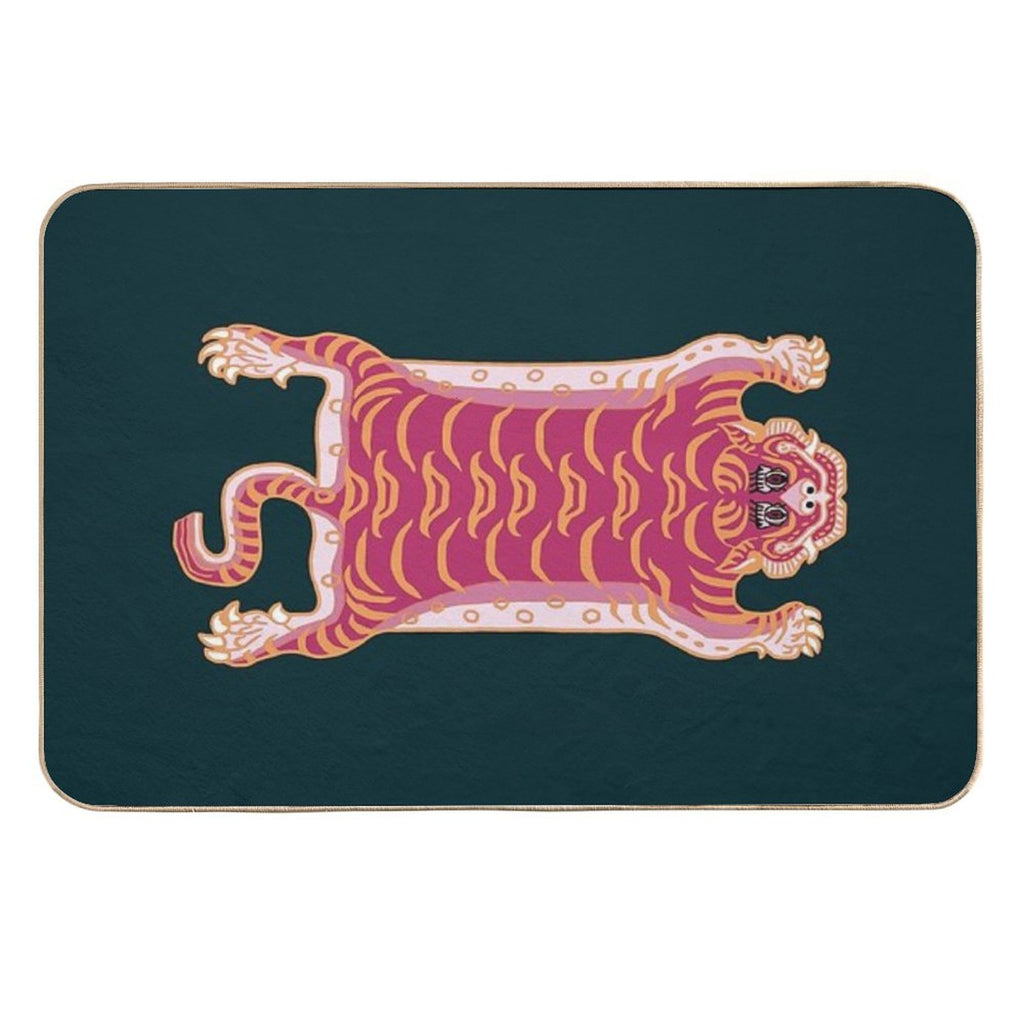 TIBETAN TIGER RUG-5  Pet-Safe Bath Mat