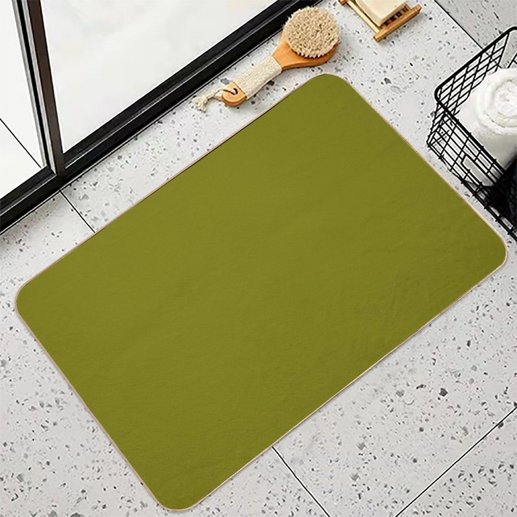 Olive Green  Pet-Safe Bath Mat